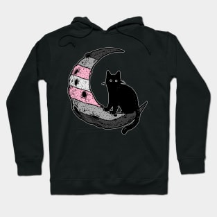 Demigirl Cat Moon Hoodie